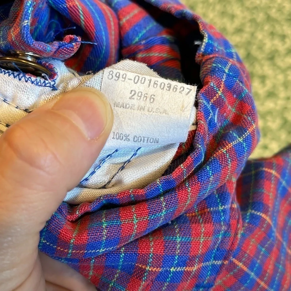 OshKosh B’Gosh Vintage Plaid Shortalls Overalls